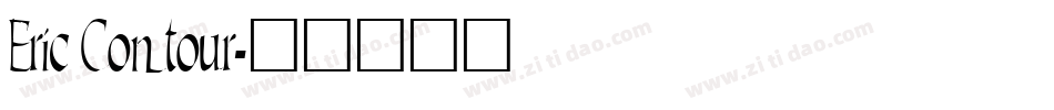 Eric Contour字体转换